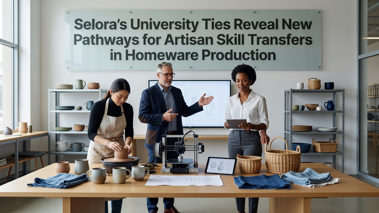 Selora's University Ties Reveal New Pathways for Artisan Skill Transfers in Homeware Production